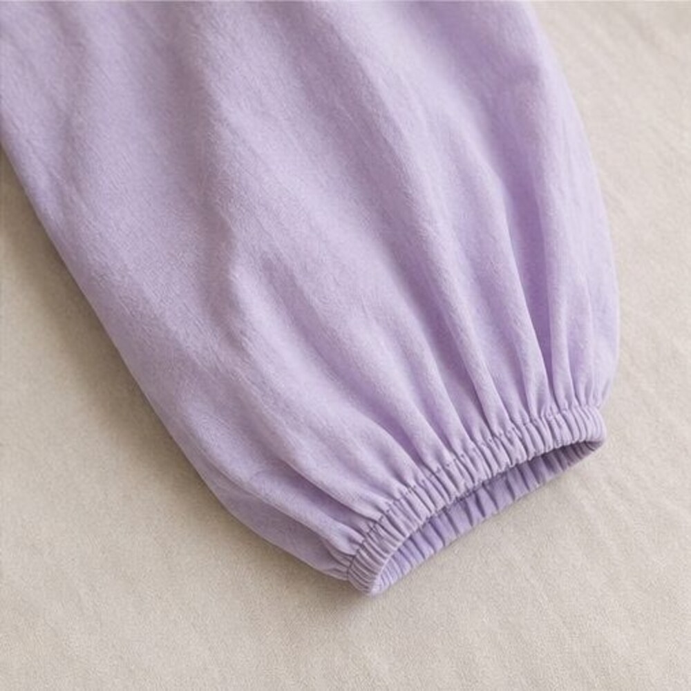 Lilac Off Shoulder Balloon Top - Picture 5 of 6
